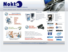 Tablet Screenshot of noktaelektronik.com
